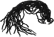 VINTORKY Dreadlocks Wig Crochet Hair Extension Extensions Micro Braids Braiding Hair Extension Braids Wigs Dreads Extensions Crochet Black High Temperature Wire