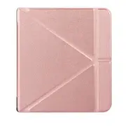 Leather Case for Kobo Libra H2O 7 inch -Rose Gold