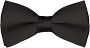 Mens Classic Pre-Tied Satin Formal Tuxedo Bowtie Adjustable Length Large Variety Colors Available, by Platinum Hanger