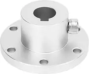 RC Flange Coupling Universal High Hardness Metal 14mm Flange Shaft Coupling Connector for RC Accessories Aluminum Alloy Silver 56.8mm Outer Diameter 26.4mm Width Suitable for