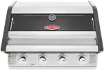 BeefEater 1600 Series Stainless Steel 4 Burner Built In BBQ with Cast Iron Burners & Grills