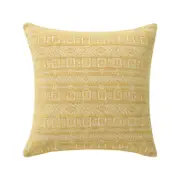 Cadence & Co. Antalya Chenille Cushion Ochre 45x45cm