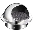 4 Inch Dryer Vent Cover Stainless Steel Round Air Ventilation Dryer Exhaust Vent