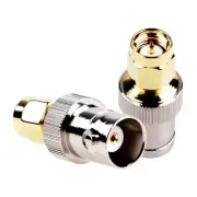 4PCS RF Coax Coaxial SMA Male Plug to BNC Female Radio Antenna Connector Adapter