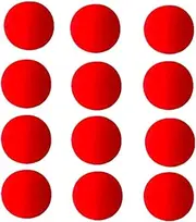 1.75 inch Red Sponge Soft Ball Close-Up Magic Street Classical Comedy Trick Props (12PC)