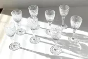 Eight (8) Rogaska Gallia Crystal Cordials (New / Unused / w/o tags ) Pristine