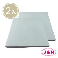 在飛比找momo購物網優惠-【J&N】防蚊壓花花立體坐墊55*55*5綠色(2 入/1組