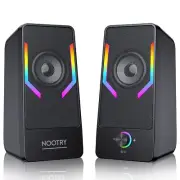 usb powered rgb gaming speakers for computer monitor laptop pc desktop