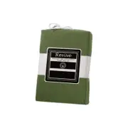 Revive Olive 100% Cotton Jersey Super Soft Fitted Sheet Combo Set Double 38cm Wa