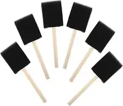 Pack Boys and Girls Sponge Painting Brushes Soft Sponge Head Wooden Handle for Art Craft Activities