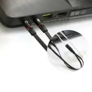 3.5mm Audio Mic Y Splitter Cable Cord Headphone Adapter Aux Adapter B6D9 E6Y4