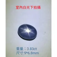 在飛比找蝦皮購物優惠-☆金桔多☆ 缅甸天然無燒藍寶星石(Asterism Coru