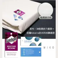 在飛比找Yahoo!奇摩拍賣優惠-《MIKO》台灣製*3M防水透氣保潔墊(單人3.5尺)*床包