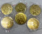 JESUS CHRIST Sacred Heart Catholic HOLY FAMILY NATIVITY Mary Joseph Manger Coins