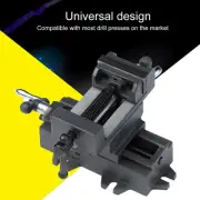 Cross Slide Machine Vise 3in Cast Steel Bench Vise For Milling Drilling Machine