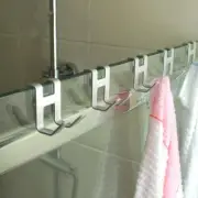 Bathroom Shower Door Back Hook Space Aluminum Over Glass Door Shower Towel Rack