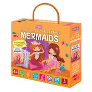 Sassi Arts & Crafts Kids/Children Sticker Activity/Colouring Book Mermaids 4y+
