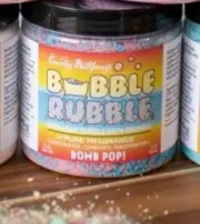 COUNTRY BATHHOUSE BUBBLE RUBBLE EMOLLIENT BATH CRUMBLE BOMB POP 8 OZ