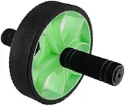 Abdominal Exercise Equipment Ab Roller Anti-Slip Handles Workout Wheel Fitness Roller (Green)