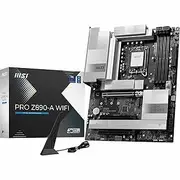 MSI PRO Z890-A WiFi Motherboard, ATX - Supports Intel Core Ultra Processors (Series 2), LGA 1851-90A SPS VRM, DDR5 Memory Boost (9200+ MT/s OC), PCIe 5.0 x16 & 4.0 x16, M.2 Gen5, Wi-Fi 7, 5G LAN