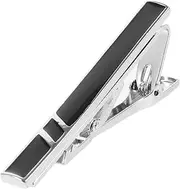 [ROMISBABA] Men Necktie Clip Elegant Clip Tie Tack for Father Day Fashion Accessory for Thin Ties for Weddings and Business Events for Husband and Friends