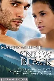 Snow Black - A Sensual Medieval Fantasy Interracial BWWM Erotic Romance Short Story from Steam Books