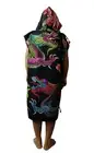 Dragon Snake Whale Rocket Adult Kid Hooded Poncho Towel Swim Beach Changing Robe