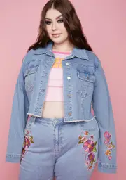 [Sugar Thrillz] Plus Outta Sight Trucker Jacket