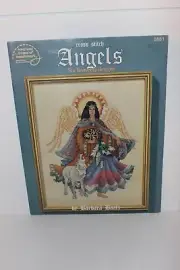 American School of Needlework Counted Cross Stitch Pattern Booklet - Angels