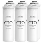 SimPure T1-400UV Reverse Osmosis Water Filter CTO Cartridges Replacement 1-6Pack
