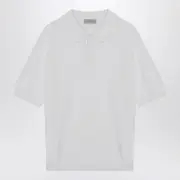 [JOHN SMEDLEY] White Isis Polo In Cotton XL White