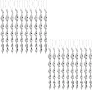 20Pcs Bird Reflective Scare Rods, Ornamental Spinner Deterrent Control Device