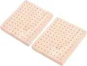 TEHAUX 2pcs Clay Drying Table Cake Display Stand Drying Rack Display Shelf Displaying Stand Doll Stand Cartoon Model Holder Hand Doll Stands Medium Doll Stand Sculpture Clay Wood