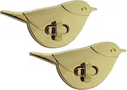TEHAUX Pcs Bird Pattern Zinc Alloy Locks for Handbags Rustless Bag Hardware Accessories