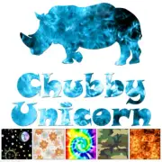 Chubby Unicorn Rhino - Decal Sticker - Multiple Patterns & Sizes - ebn6405