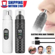 Digital Display Nose Hair Trimmer For Men's Nose & Ear Hair Trimmer Rechargeable