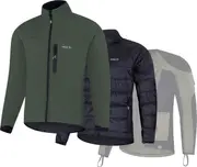 Knox Dual Pro 3in1, textile jacket , color: Dark Green , size: 3XL