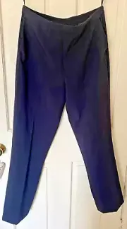 David Lawrence Wendy Wide Leg Navy Pants Size 14 BNWT