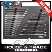 SP Tools 25PC Metric/SAE Premium Foam Tray Spanner Set SP50017M