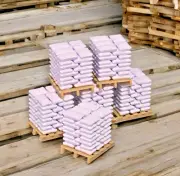 Pallets of white Sacks wood pallet N Gauge 1:148 Scale Model Railway (6 Pack)