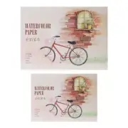 12Sheet Watercolor Sketchbook Paper for Drawing Painting Color Pencil Book