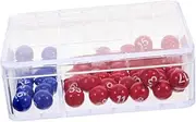 JOINPAYA Machine Case Number Picker Set of 50 Plastic Seamless Balls for Parties Events