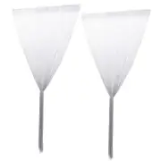 2 Pcs Silver Thread Curtain Screen for Doorway Curtains Doorways