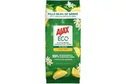 Ajax Eco Antibacterial Disinfectant Surface Cleaning Wipes Fresh Lemon 110 Pack