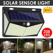 Solar Outdoor Motion Sensor LED Lights Security Wall Yard Street Garden Lights
