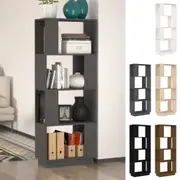 Solid Wood Book Cabinet/Room Divider Bookcase Shelf Rack Multi Colours vidaXL