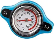 VINTORKY Digital Thermometer Thermostat for Water Tank Radiator Cap Temperature Gauge Easy to Read Dial Type Car Accessory