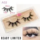 Ready Limited Vegan Strip Eyelashes NEW A02 Faux Mink