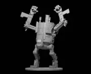 Steam Golem - DND - Pathfinder - Dungeons & Dragons - RPG - Tabletop - mz4250- M