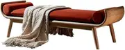 Bedroom Bench for End of Bed Gray Comfortable Footrest Stool Table Bench Dining Bench Indoor Bench with Metals Legs for Living Room Bedroom Entryway Upholstered Footstool